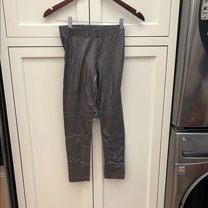 Old Navy Shiny Gray Kids Leggings